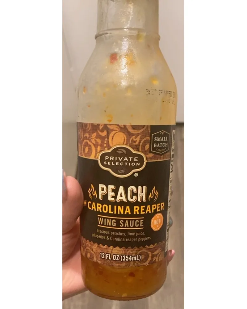 Photo of Hot! Peach with Carolina Reaper Wing Sauce by Private Selection