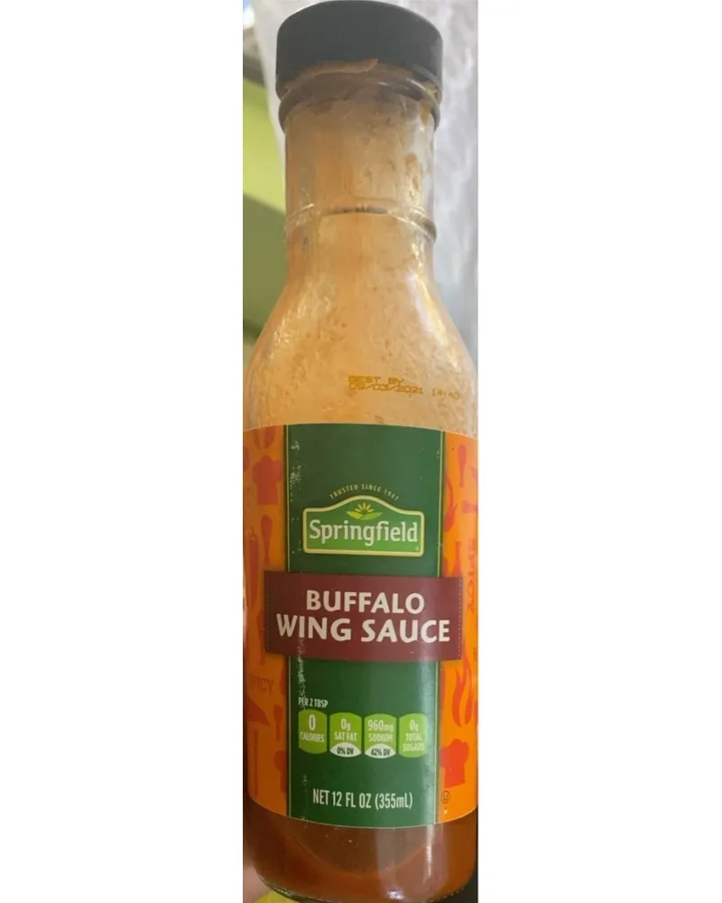 Photo of Buffalo Wing Sauce, Hot, Spicy by Springfield