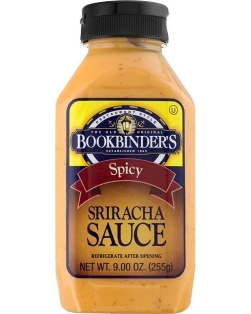 Photo of Spicy Sriracha Sauce in 9 ounce retail by Bookbinder's