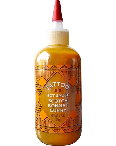 Photo of Scotch Bonnet Curry Hot Sauce by Tattoo