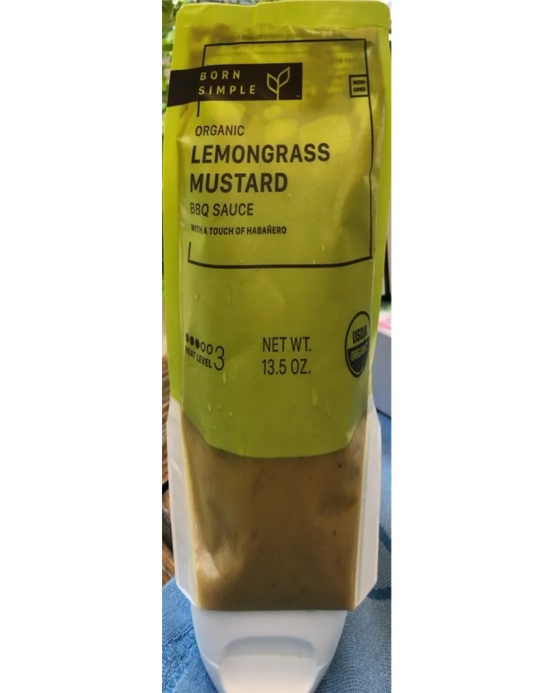 Photo of Lemongrass Mustard Organic BBQ Sauce by Born Simple