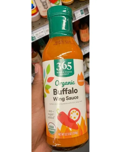 Photo of Medium Buffalo Organic Wing Sauce by 365 Whole Foods Market