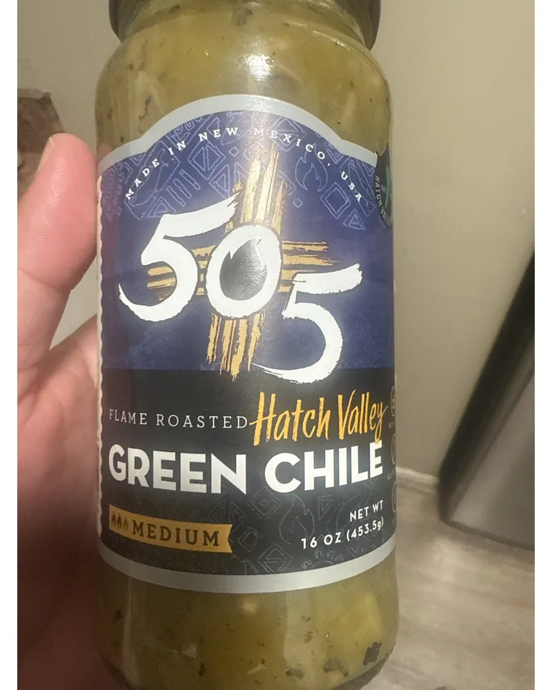 Photo of Green Chile Sauce, Medium by 505 Southwestern
