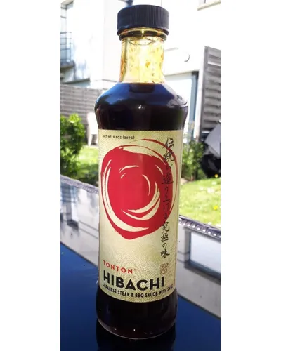 Photo of HIBACHI japanese steak and BBQ sauce with sake by Tonton
