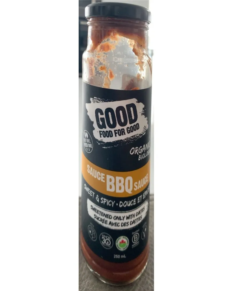 Photo of Sweet & Spicy Organic BBQ Sauce by Good Food for Good