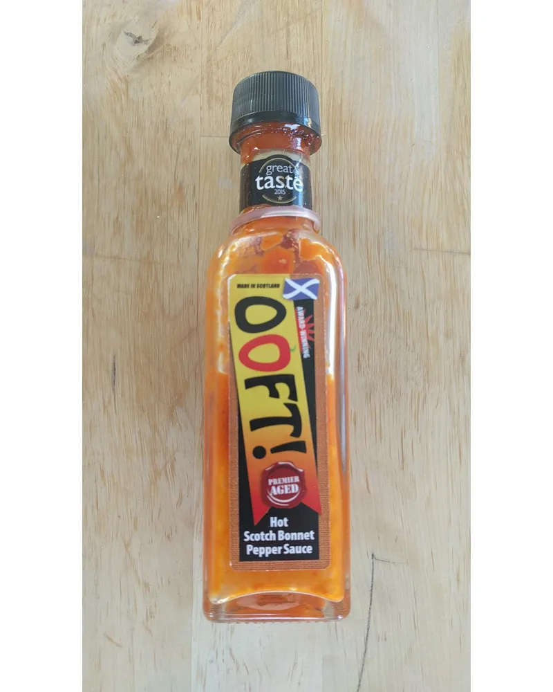 Photo of hot scotch bonnet pepper sauce by ooft!