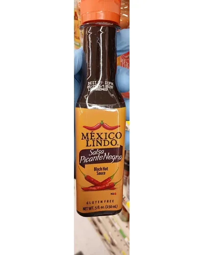 Photo of Black Hot Sauce ""capitan Gourmet"", Med by Mexico Lindo