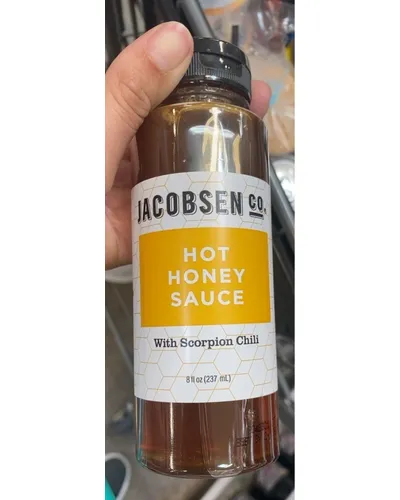 Photo of Hot Honey Sauce with Scorpion Chili, Hot Honey with Scorpion Chili by Jacobsen Co