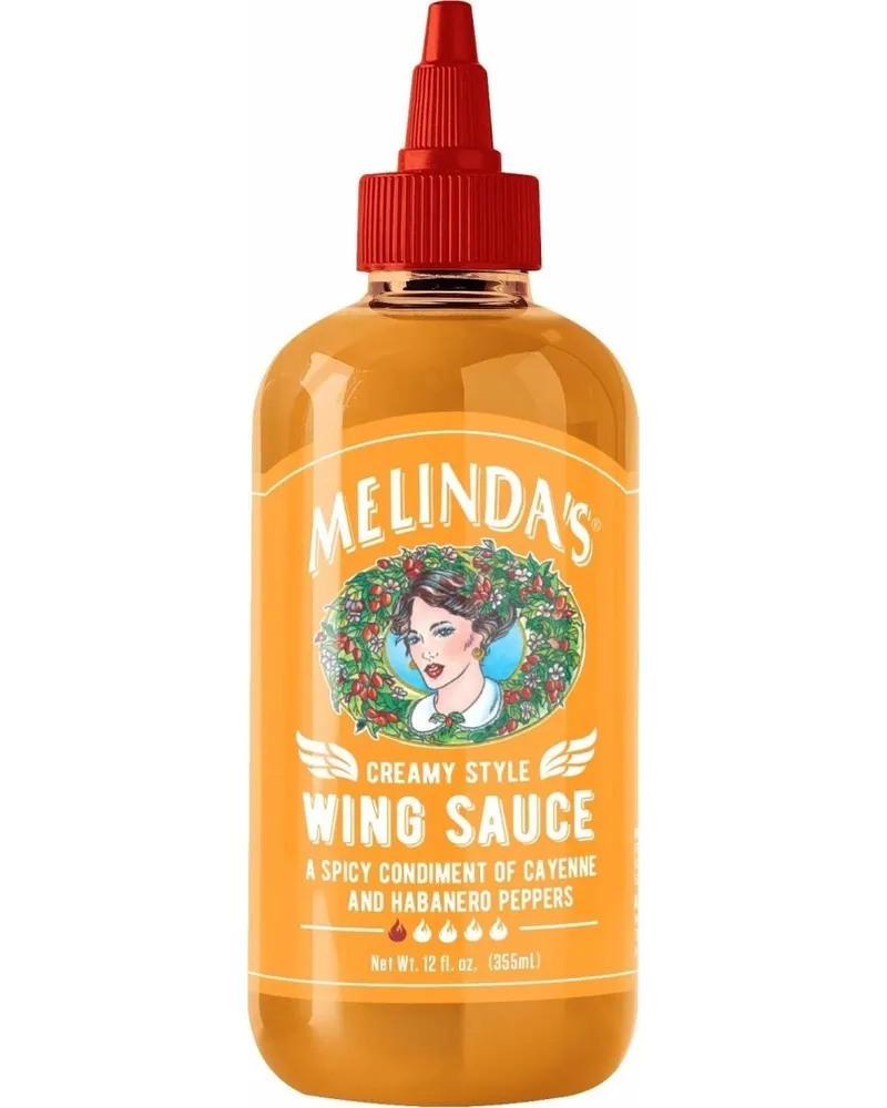 Photo of Creamy Style Cayenne-Habanero Wing Sauce and Condiment by Melinda's