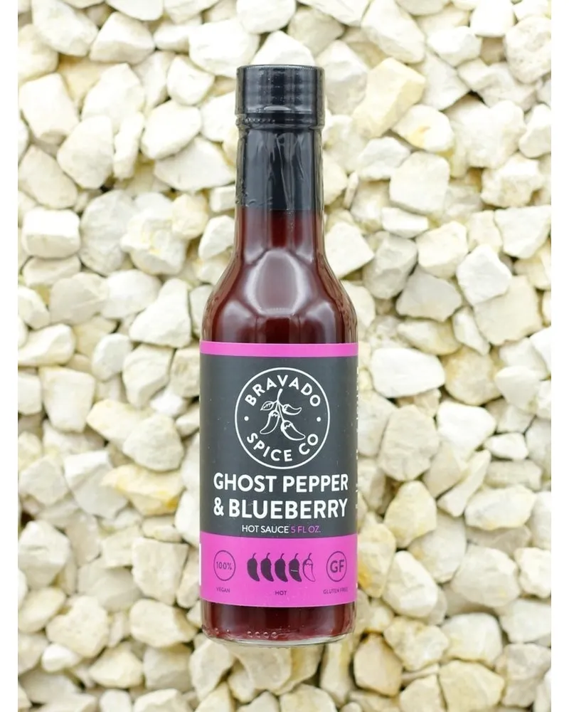 Photo of Ghost Pepper & Blueberry Hot Sauce by Bravado Spice Co