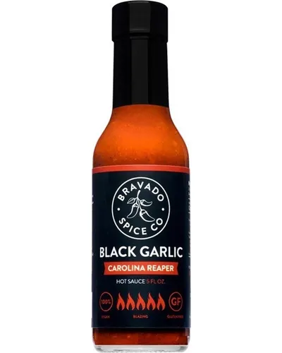 Photo of Black Garlic Carolina Reaper Hot Sauce by Bravado Spice Co