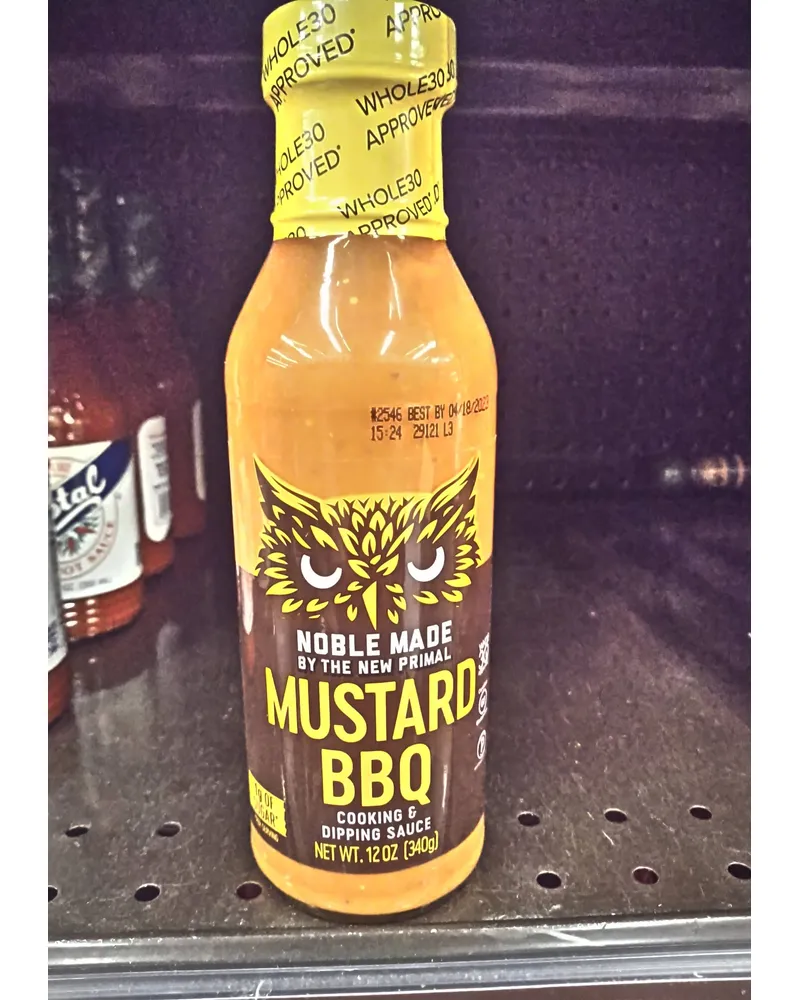 Photo of Mustard Less-Sugar BBQ Sauce by Noble Made
