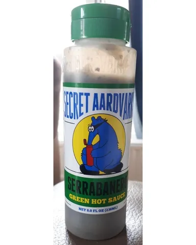 Photo of Serrabanero Green Hot Sauce by Secret Aardvark Trading Co.