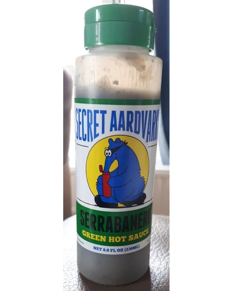 Photo of Serrabanero Green Hot Sauce by Secret Aardvark Trading Co.