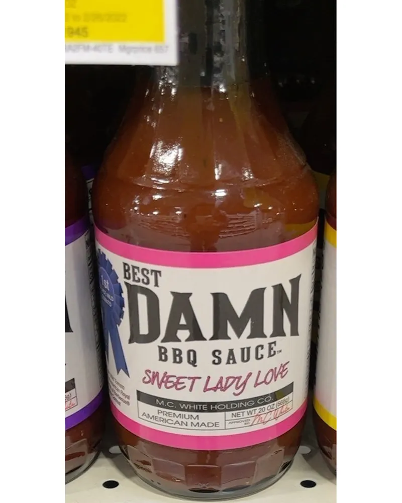 Photo of Sweet Lady Love BBQ Sauce by Best Damn BBQ Sauce