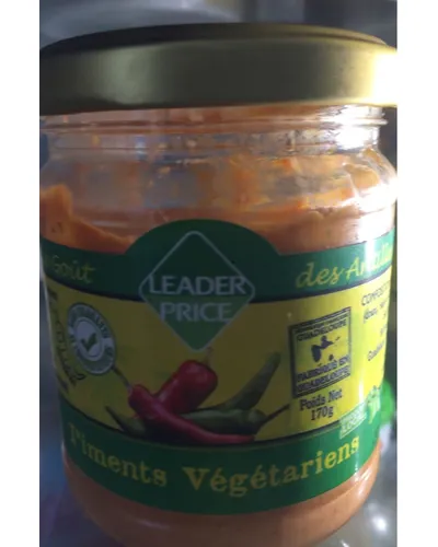 Photo of Pâte de piments végétariens by Leader Price