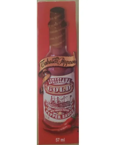 Photo of Louisiana gold pepper sauce with tabasco peppers by Agidra