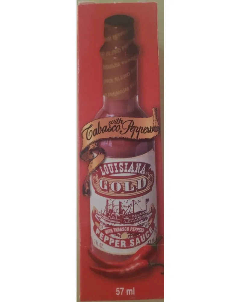 Photo of Louisiana gold pepper sauce with tabasco peppers by Agidra