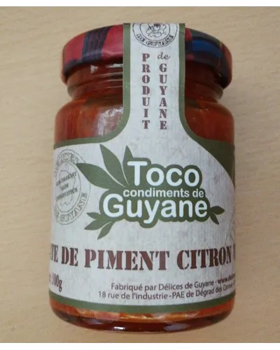 Photo of Pâte de piment citron vert by Délices de Guyane
