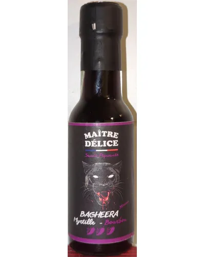 Photo of Sauce piquante Bagheera Xtreme Myrtille-Bourbon by Maître Délice