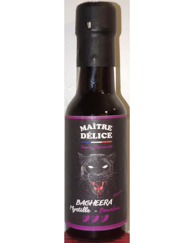 Photo of Sauce piquante Bagheera Xtreme Myrtille-Bourbon by Maître Délice