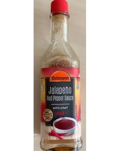 Photo of Jalapeño Red Pepper Sauce extra scharf by Ostmann