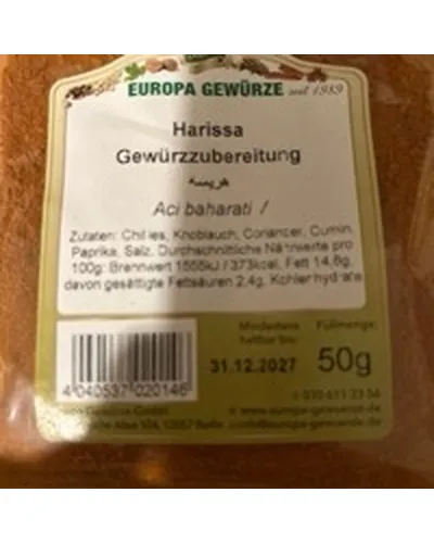Photo of harissa by Europa Gewürze