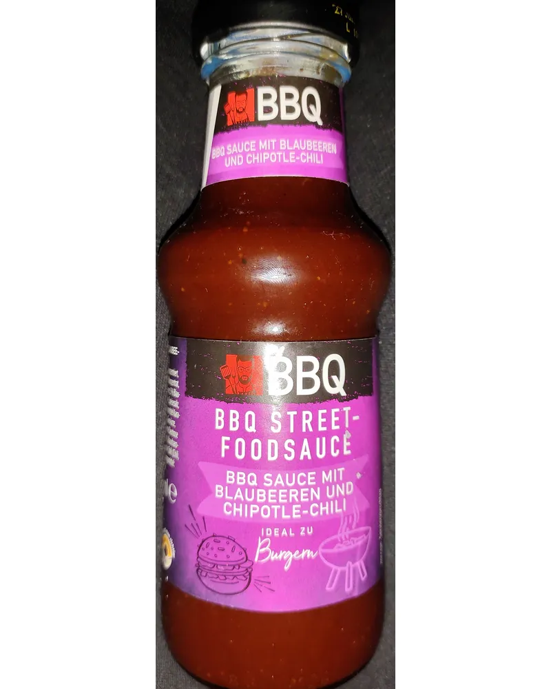Photo of Streetfoodsauce - BBQ Sauce mit Blaubeeren und Chipotle-Chili by Aldi