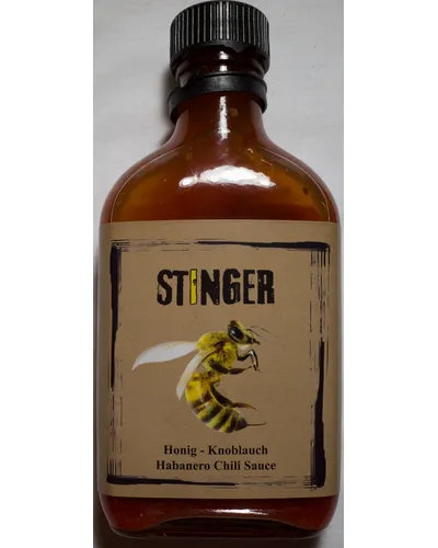 Photo of Stinger Honig-Knoblauch Habanero Chili Sauce by Suicide Sauces