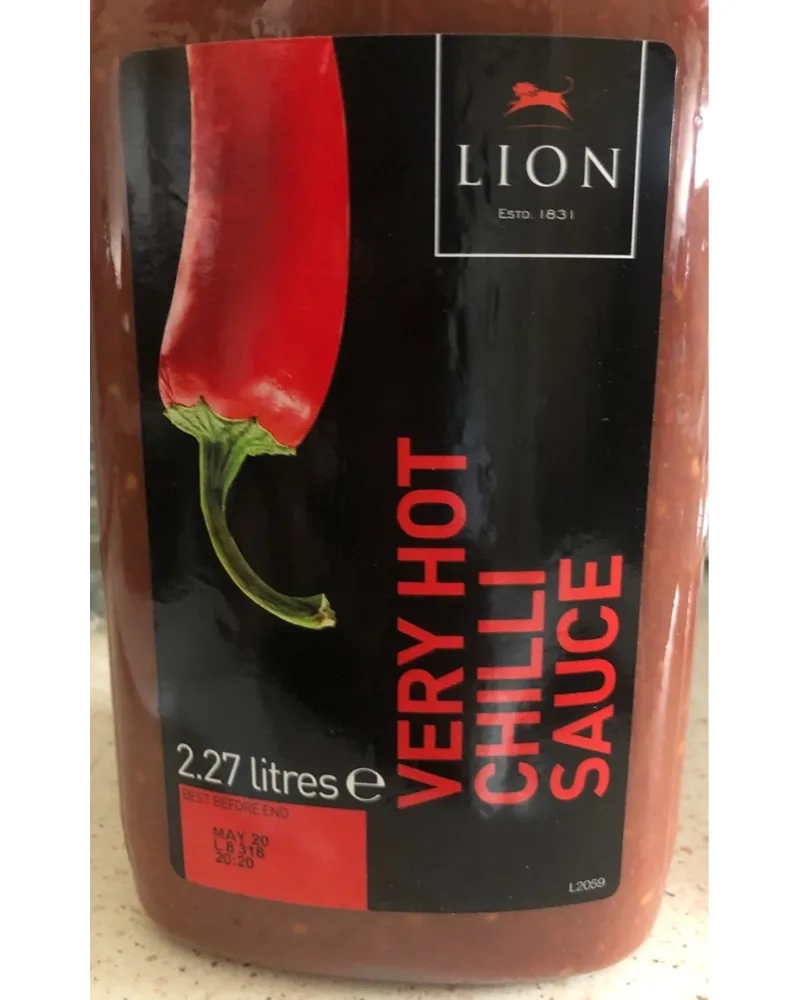 Photo of very hot chilli sauce by lion