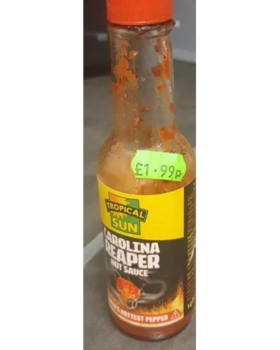 Photo of Carolina reaper hot sauce by Tropical Sun