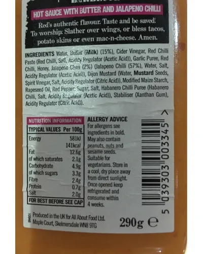 Photo of Buffalo Wing Sauce by Red's