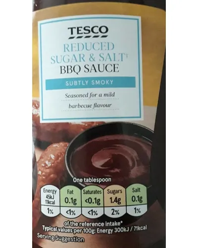 Photo of Reduced sugar and salt bbq sauce by Tesco