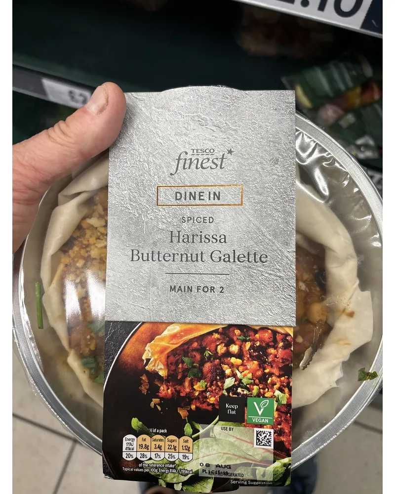 Photo of Harissa Butternut Galette by Tesco Finest