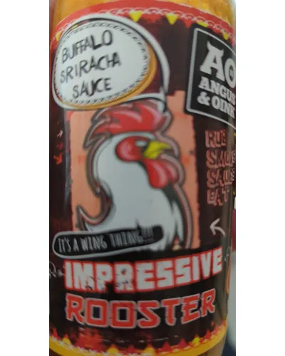 Photo of Impressive Rooster Buffalo Sriracha Sauce by AO Angus & Oink