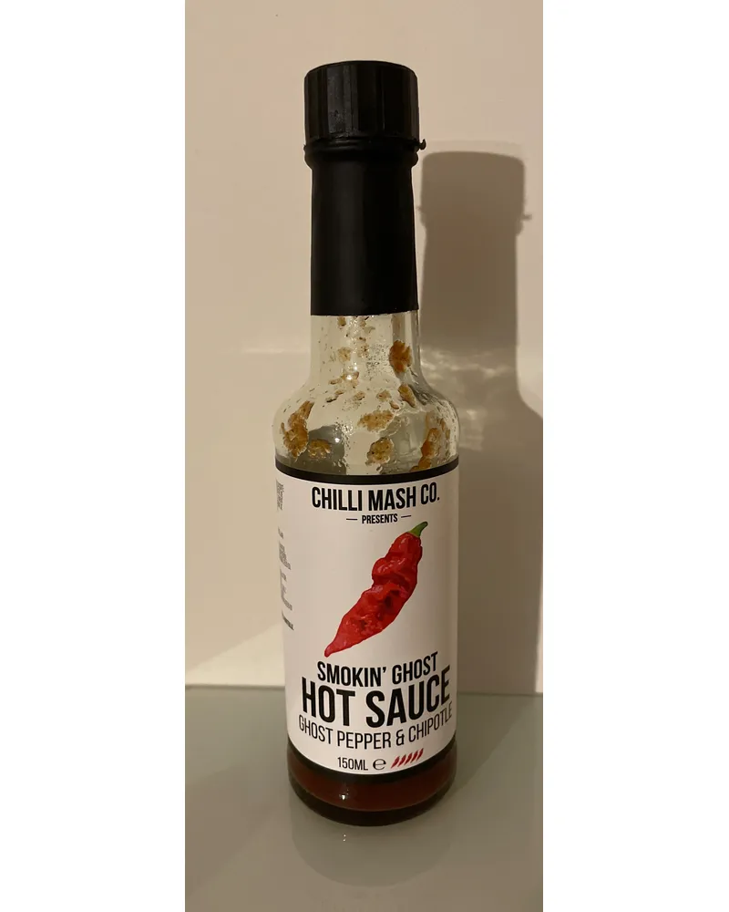 Photo of Smokin' Ghost Hot Sauce - Ghost Pepper & Chipotle by chilli mash co