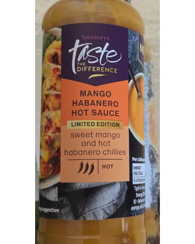 Photo of Taste the Difference Mango Habanero Hot Sauce by Sainsbury’s Taste The Difference