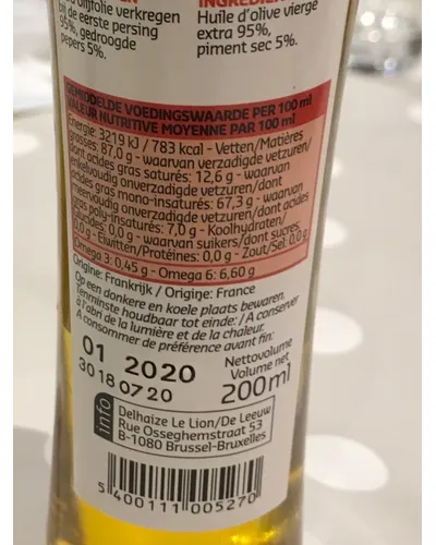 Photo of Huile au piment by Delhaize