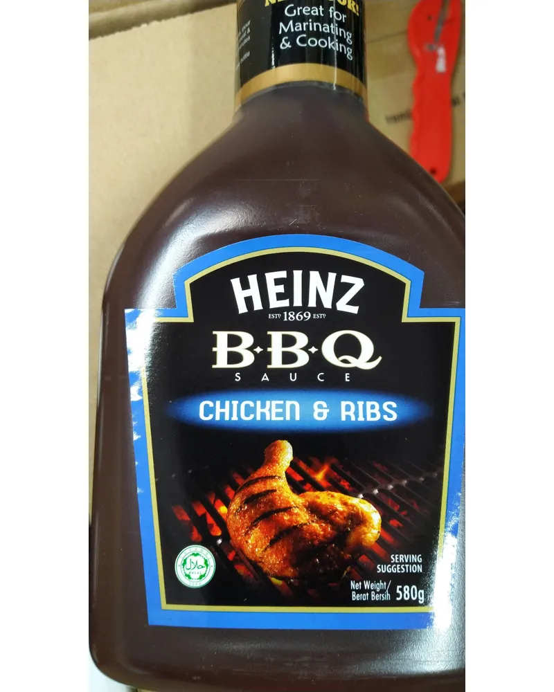 Photo of BBQ chicken and rib sauce by Heinz