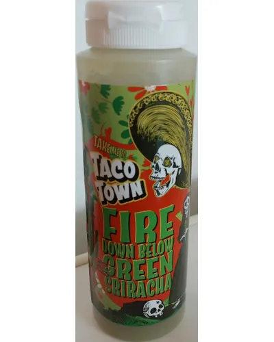 Photo of Taco Town Fire Down Below Green Sriracha by Oluf