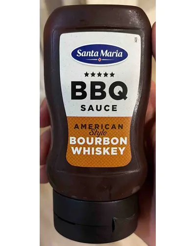 Photo of BBQ sauce, American style bourbon whiskey by Santa Maria