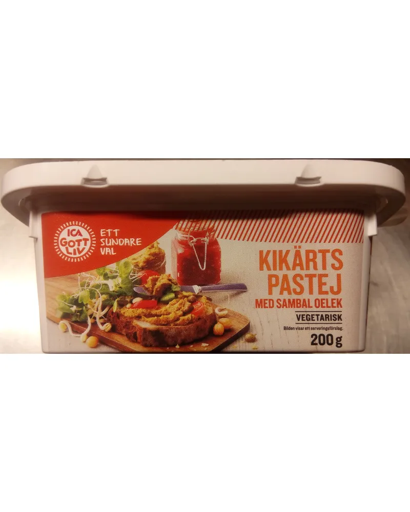 Photo of Gott Liv Kikärtspastej med sambal oelek by Ica