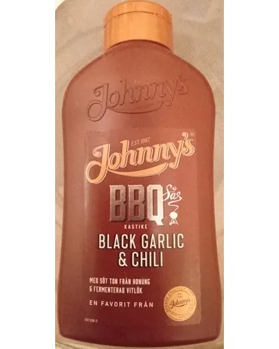 Photo of BBQ Sås Black Garlic & Chili by Johnny's