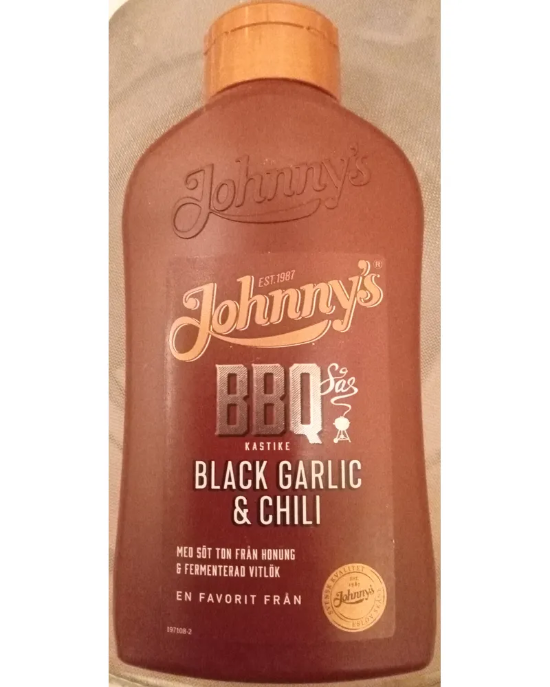 Photo of BBQ Sås Black Garlic & Chili by Johnny's