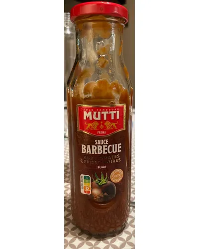 Photo of Sauce barbecue aux tomates cerises noires fumé by Mutti S.P.A.