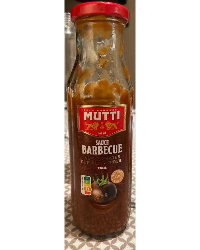 Photo of Sauce barbecue aux tomates cerises noires fumé by Mutti S.P.A.