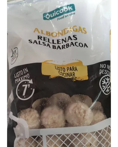 Photo of Albóndigas rellenas salsa barbacoa by Quicook