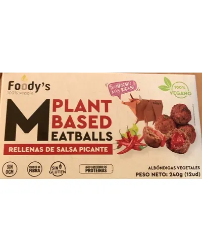 Photo of Plant based eatballs rellenas de salsa picante by Foody's