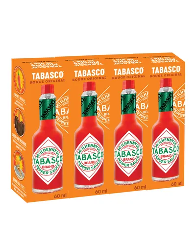 Photo of Tabasco Sauce Epicée Rouge 4x60ml by McIlhenny Company