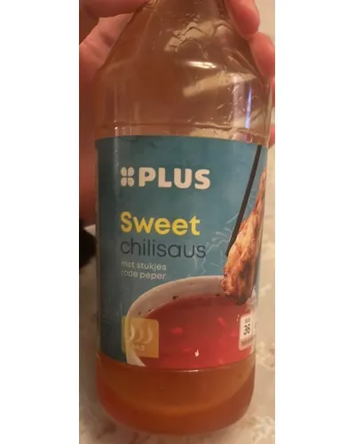 Photo of Sweet chilisaus met stukjes rode peper by Plus